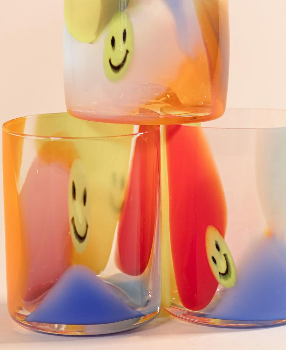 Tutti Frutti Splash Cups WITH SMILEYS!