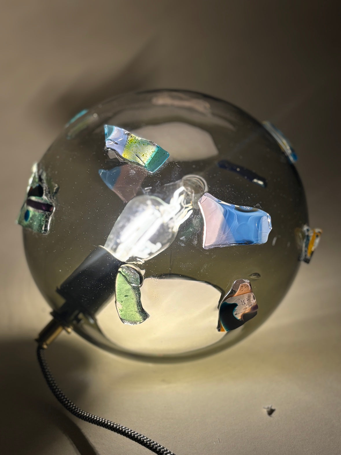 Treasure Desk Light - Eel Smokey Green 2
